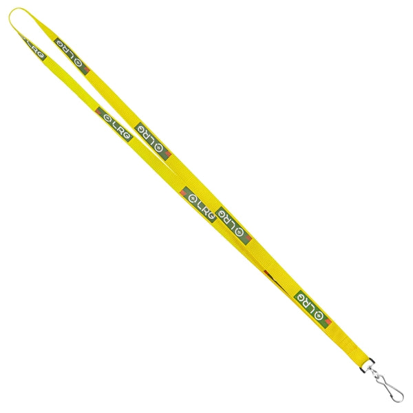 1/2" Recycled Screen Printed Lanyard