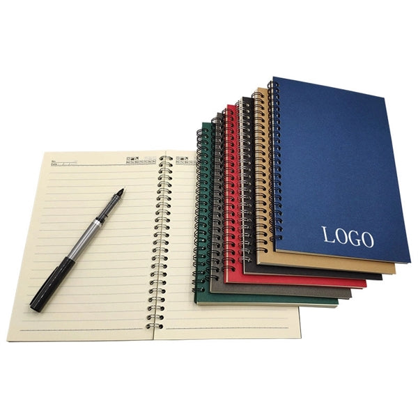 A5 Kraft Eco-Inspired Spiral Notebook Journal