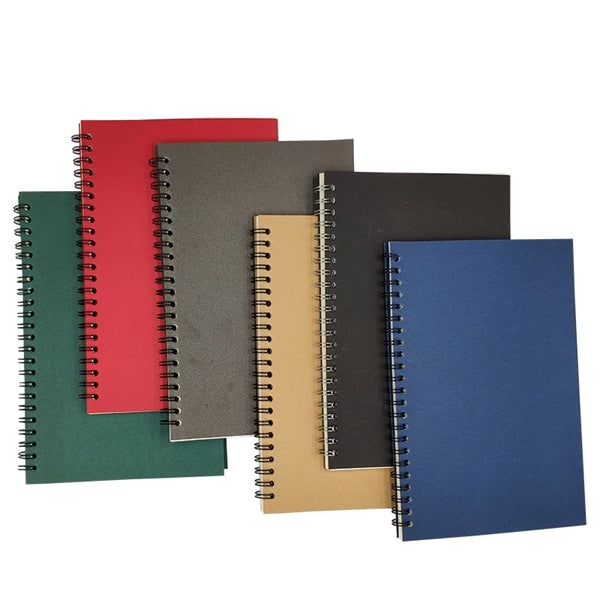 A5 Kraft Eco-Inspired Spiral Notebook Journal