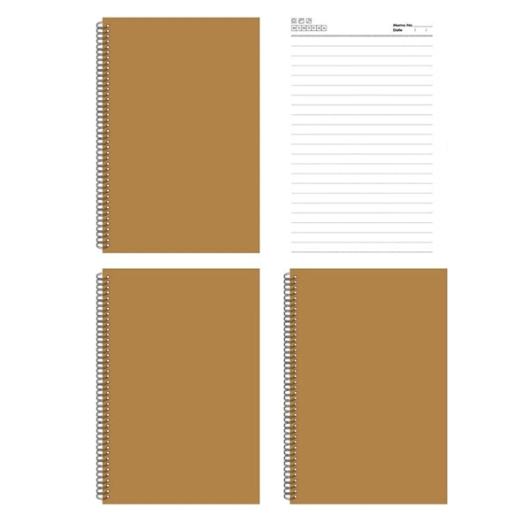 A5 Kraft Eco-Inspired Spiral Notebook Journal