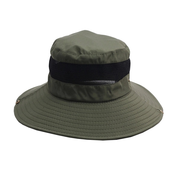 Sun Protection Wide Brim Bucket Fishman Hat