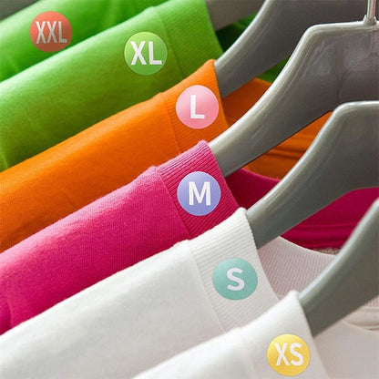 500PCS Clothing Size Sticker Stickers for Clothing T Shirts
