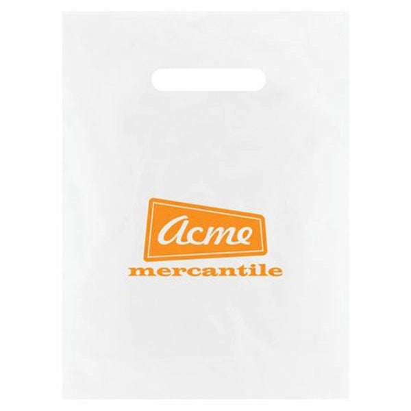 Frosted Die Cut Merchandise Bags-BG