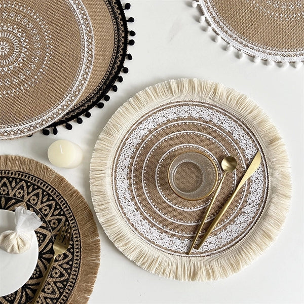 Eco Friendly Handmade, Heat Resistant,   Placemat ,table mat