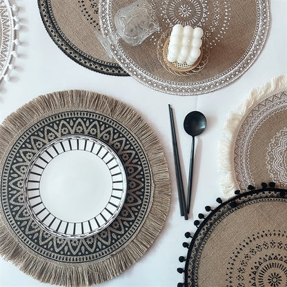 Eco Friendly Handmade, Heat Resistant,   Placemat ,table mat
