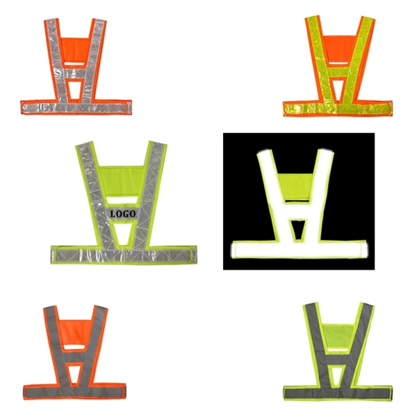 Unisex Adjustable Reflective Vest Belt