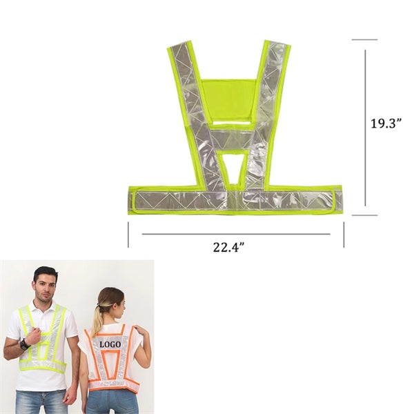 Unisex Adjustable Reflective Vest Belt