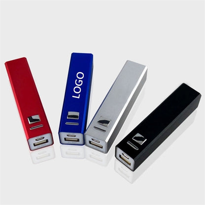 Metal square tube mobile power supply 2000mAh
