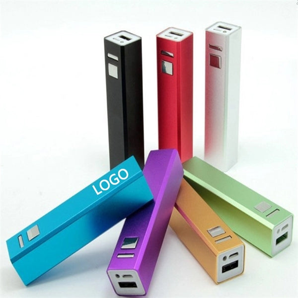 Metal square tube mobile power supply 2000mAh