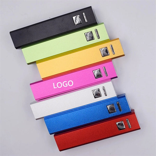 Metal square tube mobile power supply 2000mAh