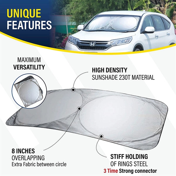 Windshield Sun Shade-Blocks for car (Classic 59" x 29")