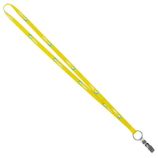 3/8" Recycled Screen Printed Lanyard