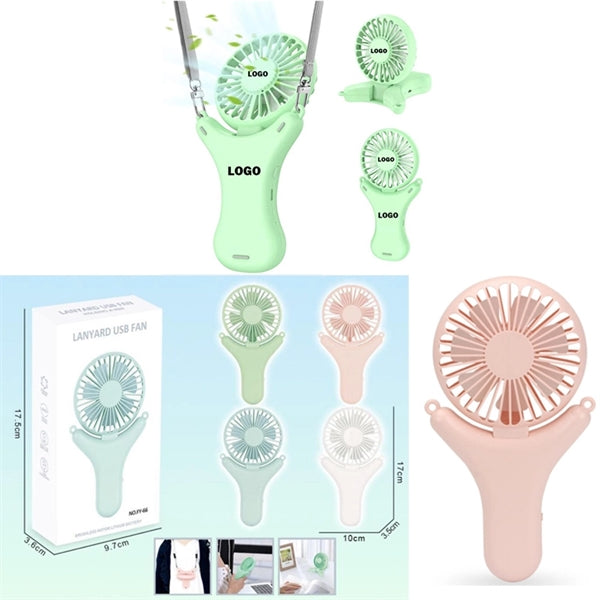 Necklace Adjustment Mini USB Personal Fan