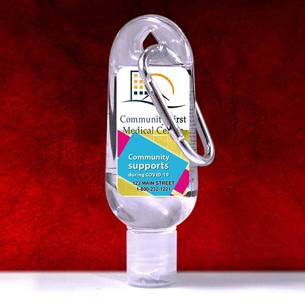 Hand Sanitizer Antibacterial Gel in Flip-Top Bottle with Car