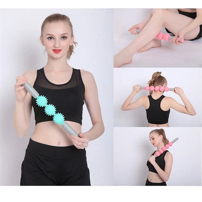 Multifunctional Fitness Yoga Hedgehog Roller Massage Stick