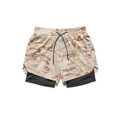Shorts for running Shorts 2 in 1 Shorts with Zipper Pockets