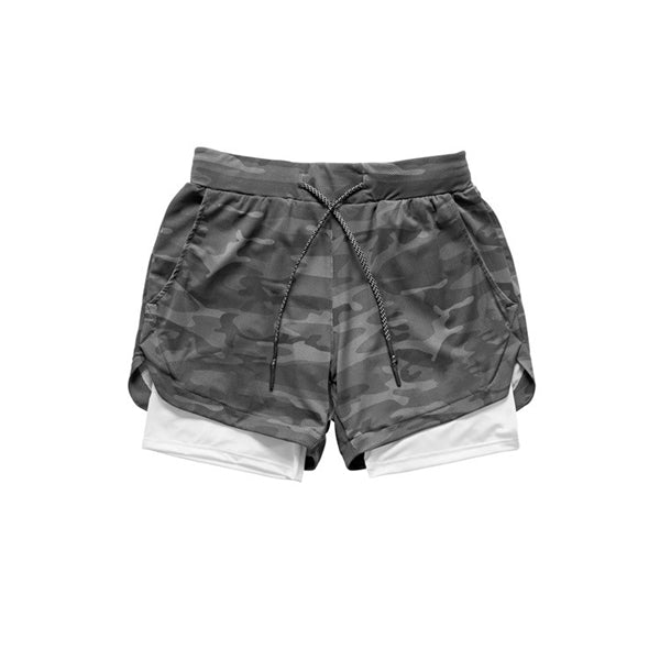 Shorts for running Shorts 2 in 1 Shorts with Zipper Pockets