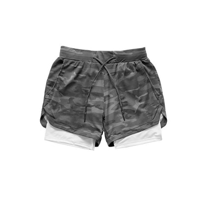 Shorts for running Shorts 2 in 1 Shorts with Zipper Pockets