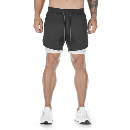 Shorts for running Shorts 2 in 1 Shorts with Zipper Pockets