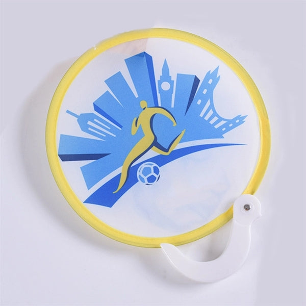 Folding Fan With Plastic Handle