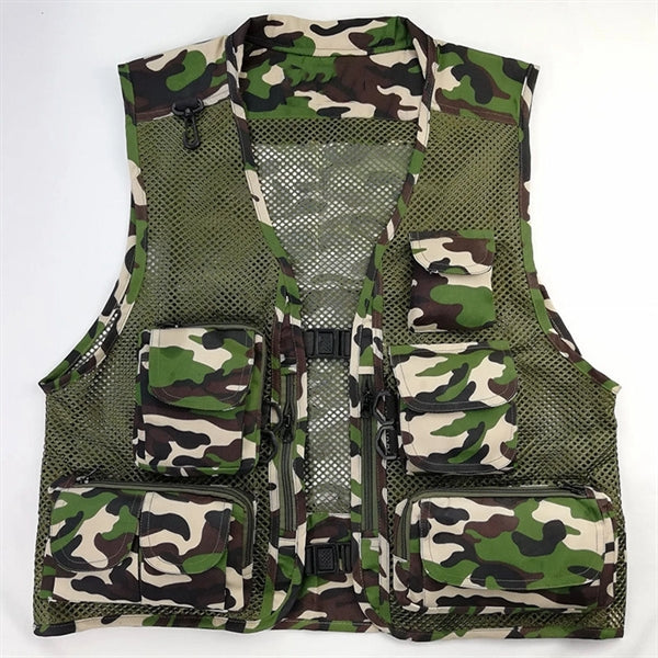 XXL Plus size Lightweight Multi pocket vest