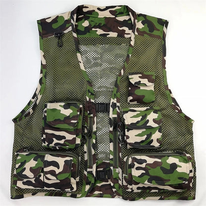 XXL Plus size Lightweight Multi pocket vest
