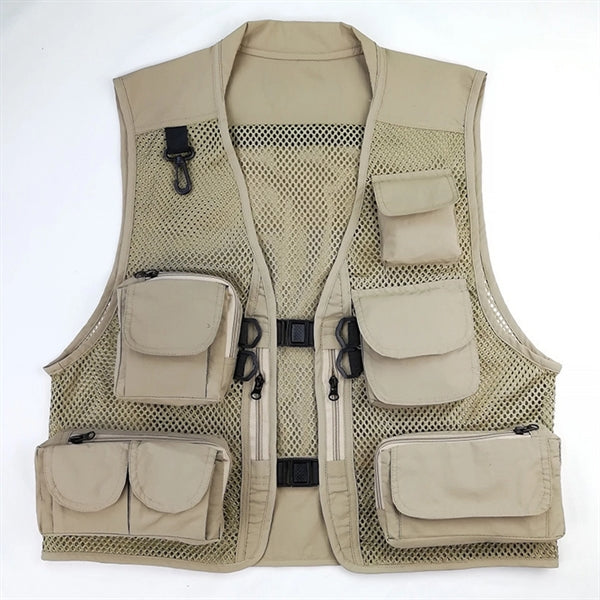 Lightweight Multi Pocket Vest XXXL Plus Size