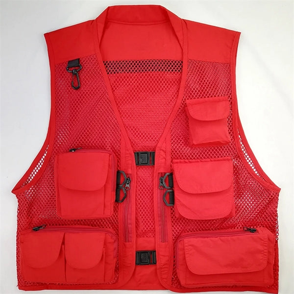 Lightweight Multi Pocket Vest XXXL Plus Size
