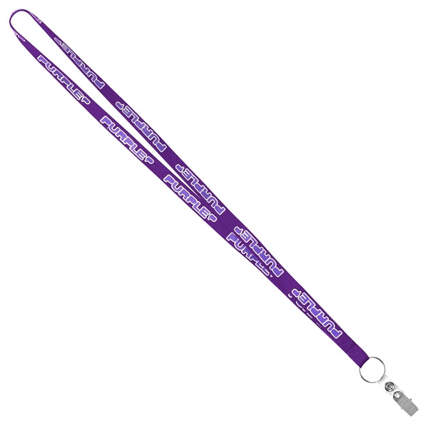 1/2 inch Recycled Econo Lanyard