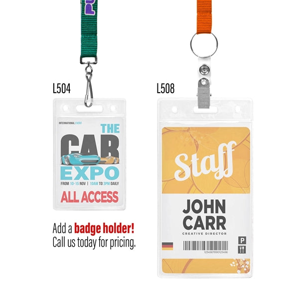1/2 inch Recycled Econo Lanyard