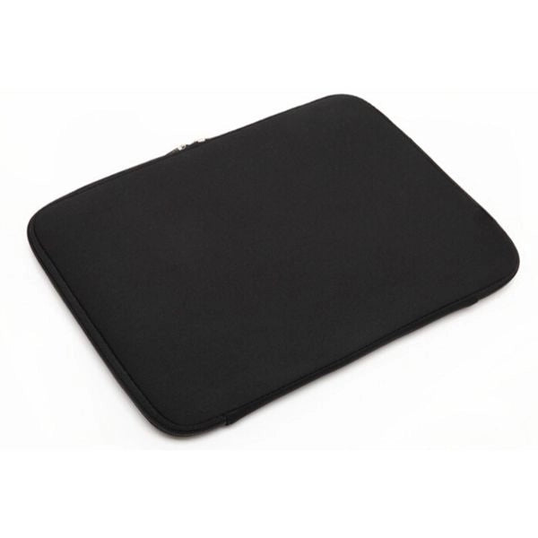 Neoprene zippered laptop sleeve w/ Elastic bands on inside