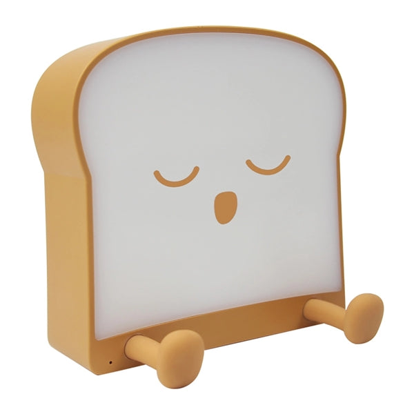 Toast Bread Night Light with Mobile Phone Stand