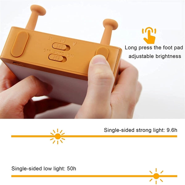Toast Bread Night Light with Mobile Phone Stand