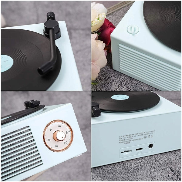 Retro Vinly Record Player Style Wireless Speaker