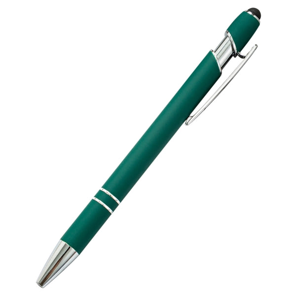 Soft Touch Rubberized Incline Aluminum Stylus Pen