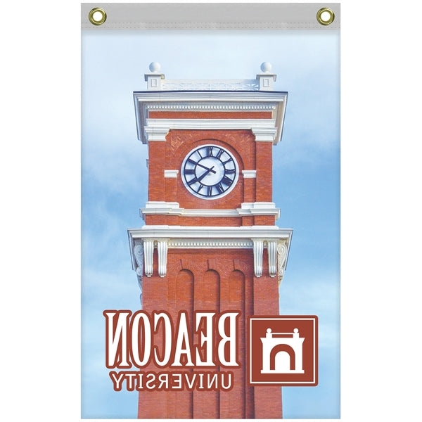 2' x 3' Promotional Polyester Single Reverse Vertical Flag