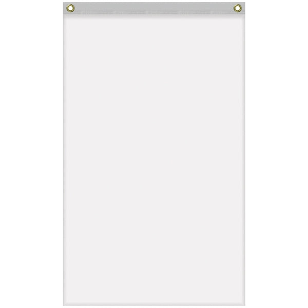 2.5' x 4' Promotional Polyester Single Reverse Vertical Flag