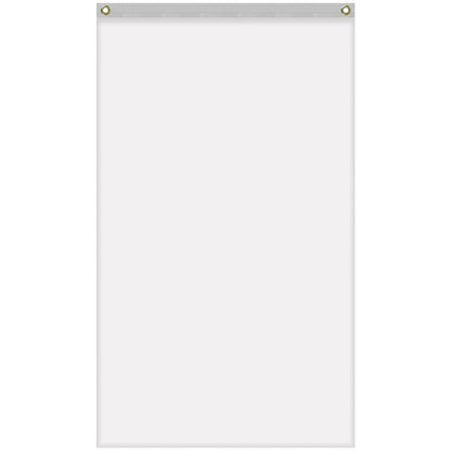 3' x 5' Promotional Polyester Single Reverse Vertical Flag