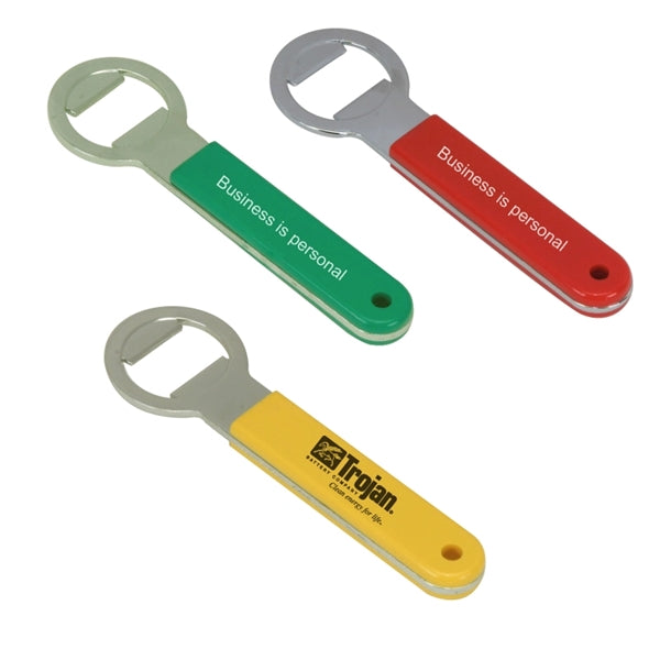 Metal Bottle Opener w/Large Handle