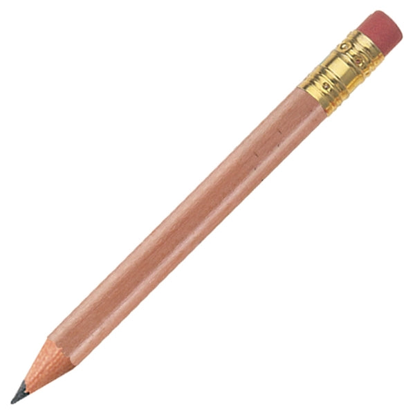 Cylindrical Golf Pencil with Eraser