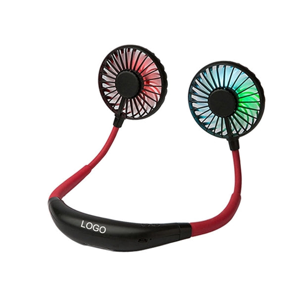 LED Light Neck Hanging Fan