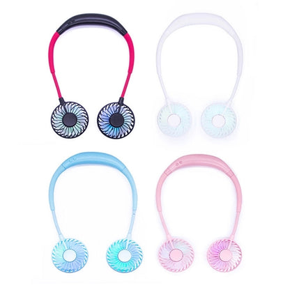 LED Light Neck Hanging Fan