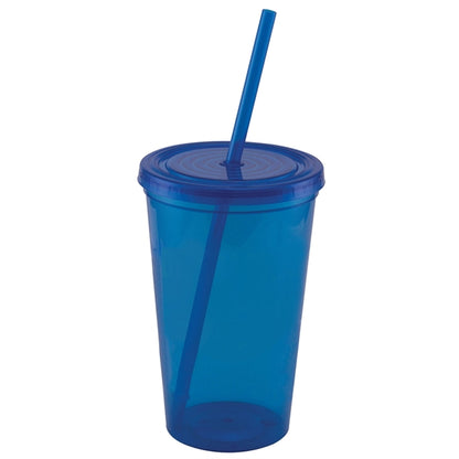 Snap-on lid and Double Walled Tumbler