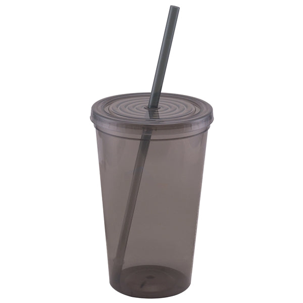 Snap-on lid and Double Walled Tumbler