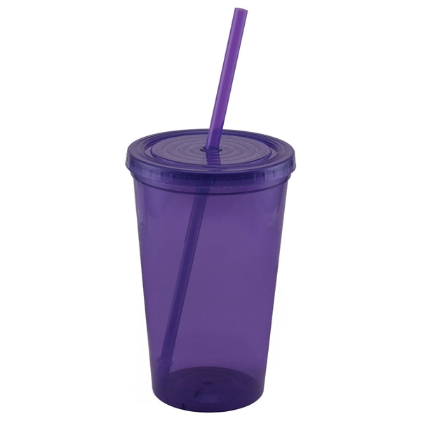 Snap-on lid and Double Walled Tumbler