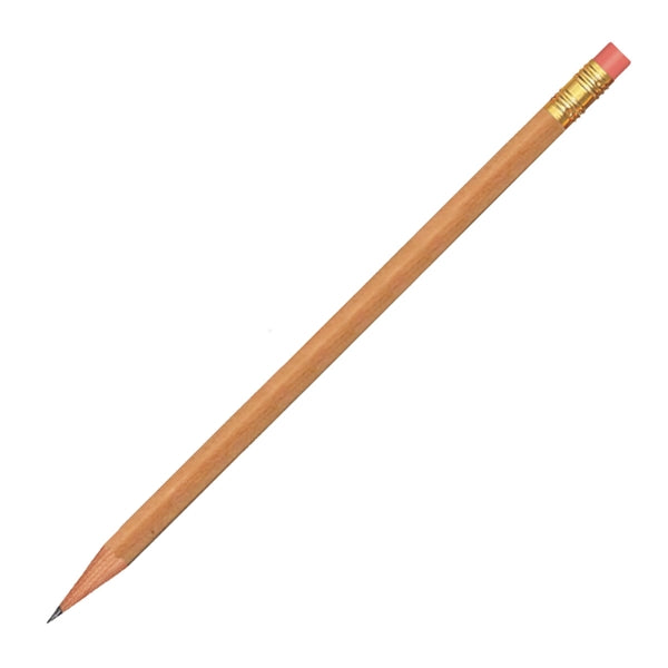 Branded Hex Pencil with Pink Eraser