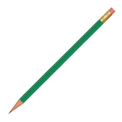 Branded Hex Pencil with Pink Eraser