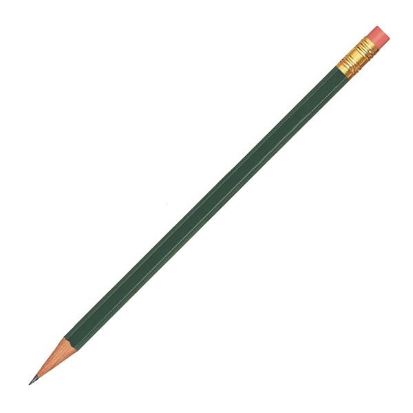 Branded Hex Pencil with Pink Eraser