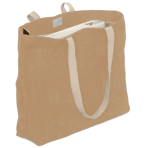 Convention Jute Tote Bag 17.75" X 13.75" X 4"