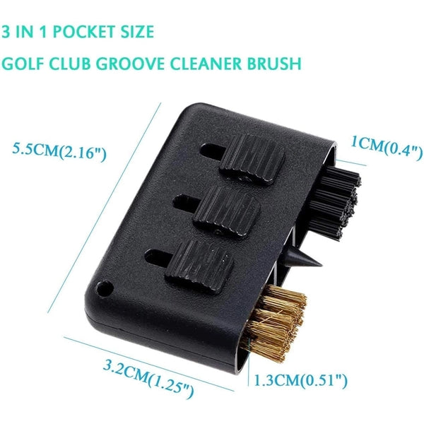 Mini 3-in-1 Golf Brush